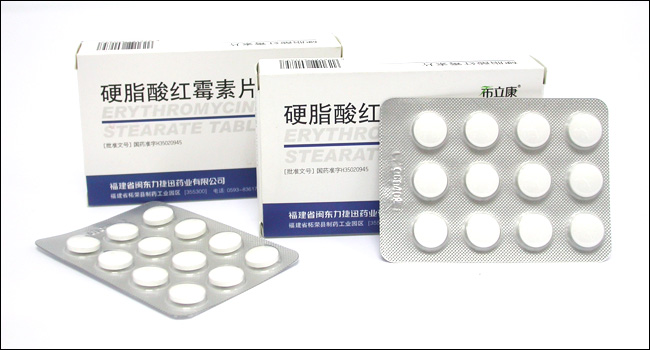 硬脂酸紅霉素片