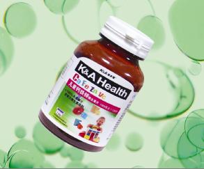 卡爾維多康 兒童鈣鐵鋅維生素咀嚼片