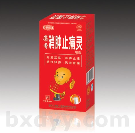 麝香消腫止痛靈噴劑