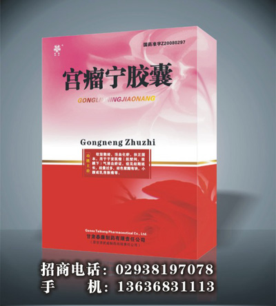 國家八類新藥婦科用藥---宮瘤寧膠囊