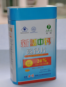 新蓋中鈣--鐵罐無糖鈣