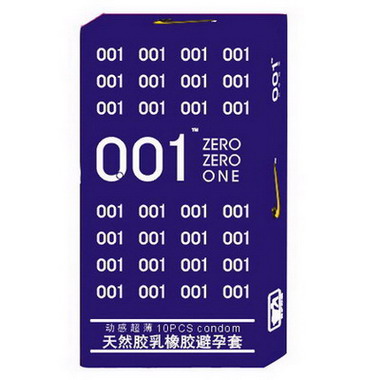 001(避孕套/安全套)動(dòng)感超薄10只
