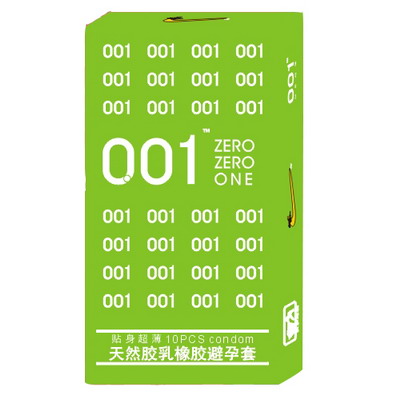 001(避孕套/安全套)貼身超薄10只