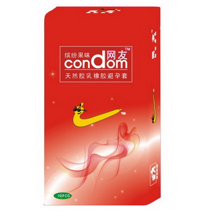 網(wǎng)友(避孕套/安全套)繽紛果味10只 晉