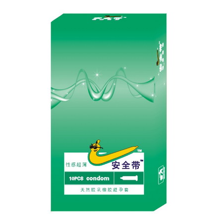 安全帶(避孕套/安全套)性感超薄10只