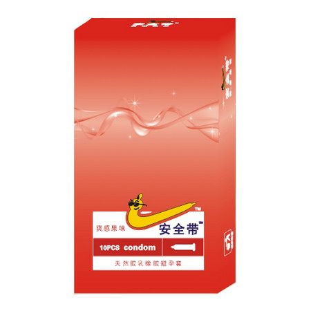 安全帶(避孕套/安全套)爽感果味10只