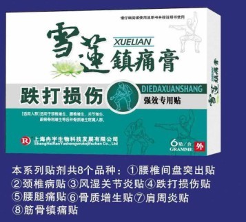 雪蓮跌打損傷貼