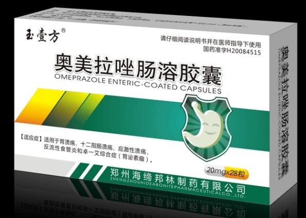 奧美拉唑腸溶膠囊28粒