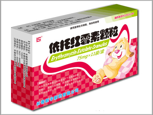 依托紅霉素顆粒