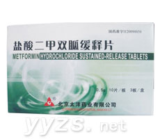鹽酸二甲雙胍緩釋片