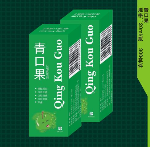 青口果口咽爽噴劑