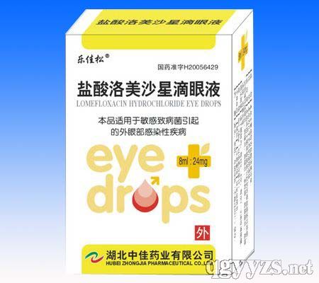 鹽酸洛美沙星滴眼液