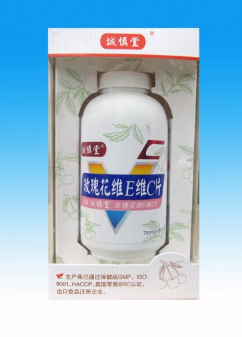 上海誠慎堂玫瑰花維E維C片