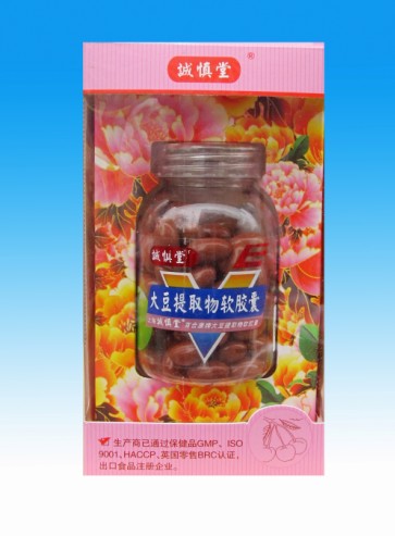 上海誠慎堂百合康牌大豆提取物軟膠囊