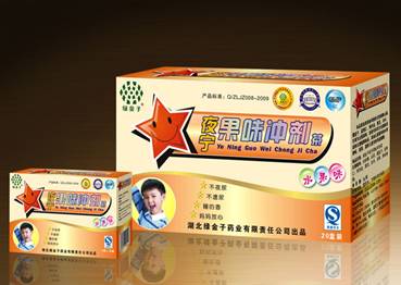 夜寧果味沖劑茶