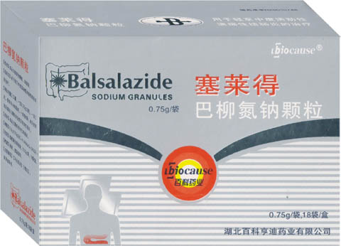 潰瘍性結(jié)腸炎新藥-巴柳氮鈉顆粒