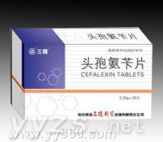 頭孢氨芐片/盒裝