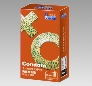 緊束螺紋顆粒天然膠乳橡膠避孕套