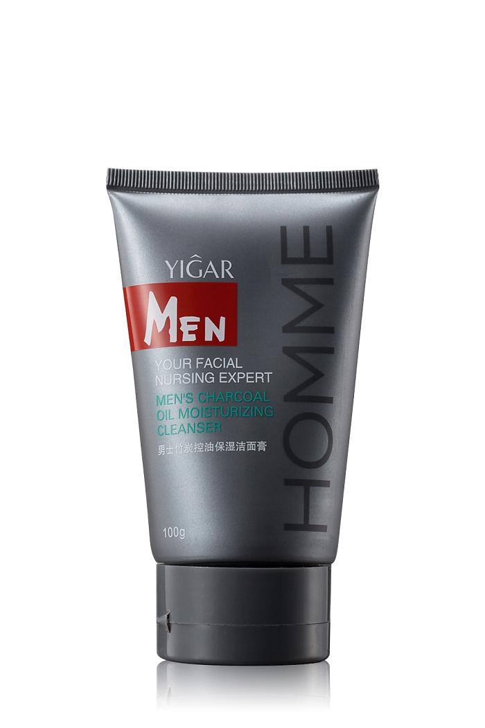 男士竹炭控油保濕潔面膏