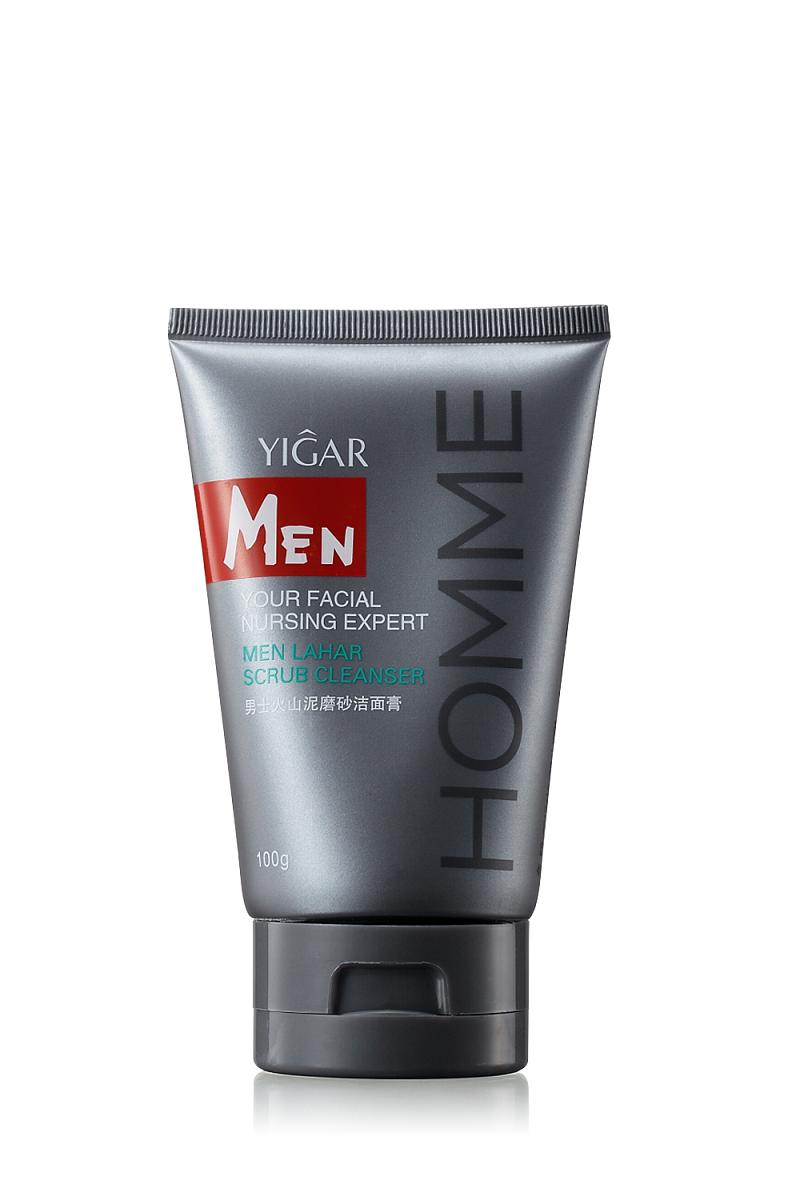 男士火山泥磨砂潔面膏