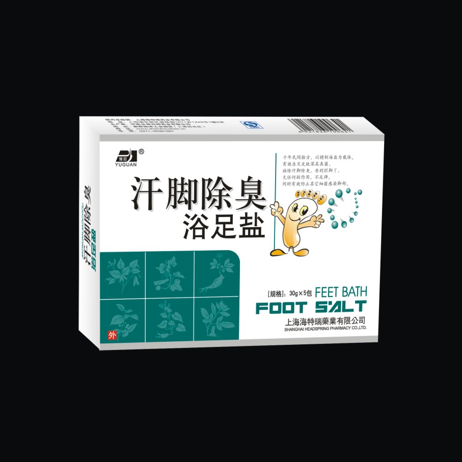 廠家直供 汗腳除臭浴足鹽 腳氣腳臭腳汗OEM