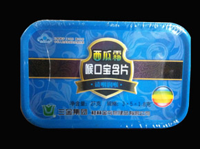 三金西瓜霜喉口寶含片