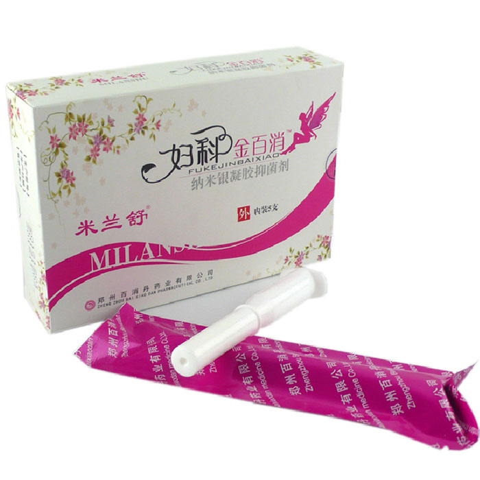 米蘭舒婦科金百消納米銀凝膠抑菌劑
