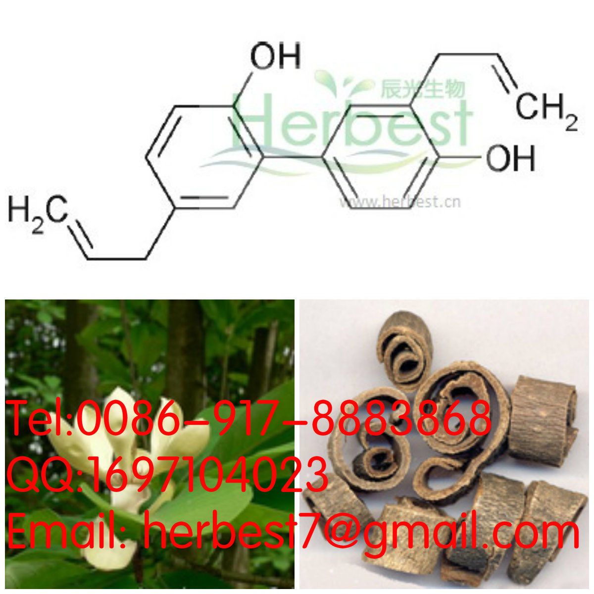 和厚樸酚Honokiol35354-74-6