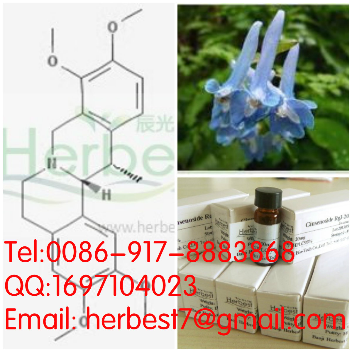 紫堇堿Corydaline518-69-4