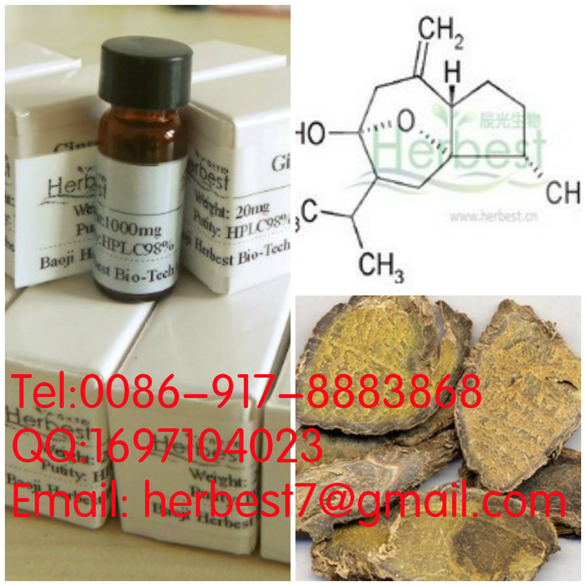 莪術(shù)醇Curcumol4871-97-0