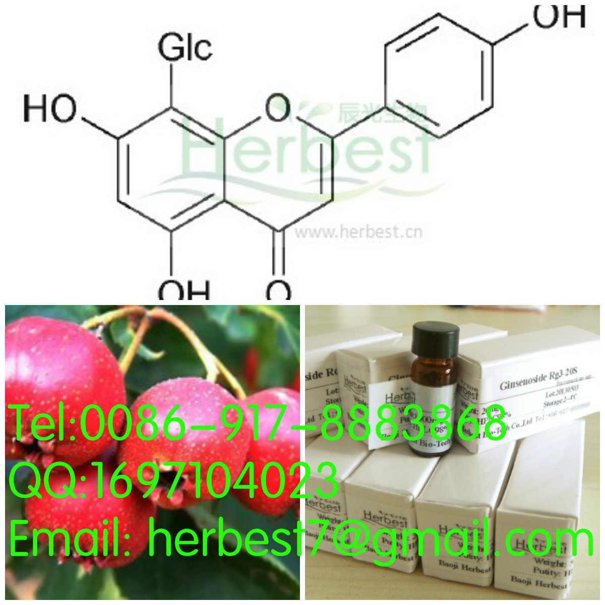 牡荊素Vitexin3681-93-4