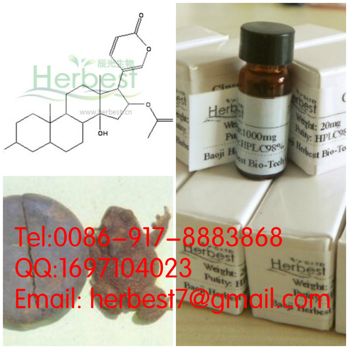 蟾蜍他靈,蟾蜍它靈Bufotalin471-95-4