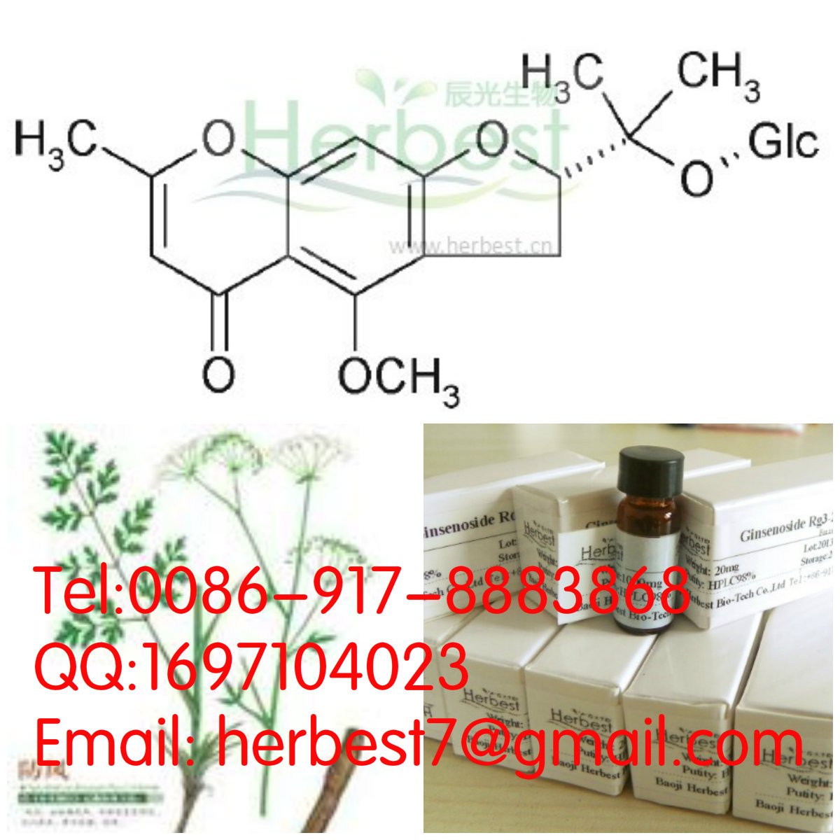 5-o甲基維斯阿米醇苷84272-85-5
