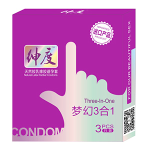紳度避孕套 至尚酷系列 夢(mèng)幻三合一安全套3支裝