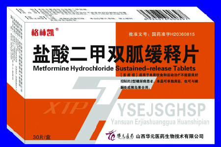 鹽酸二甲雙胍緩釋片