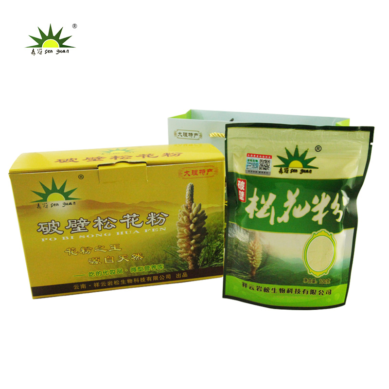 云南馬尾松松花粉 OEM貼牌 OEM原料價(jià)格 松花粉破壁加工