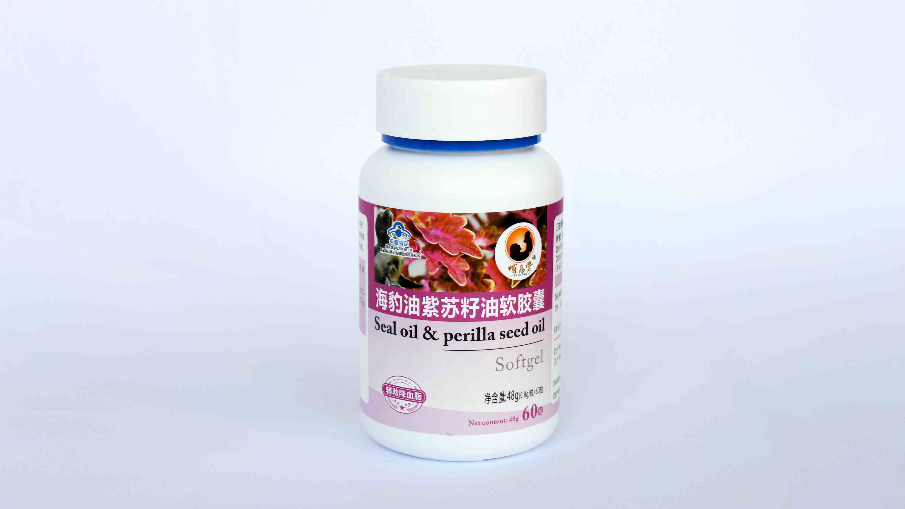 哺恩堂牌海豹油紫蘇籽油軟膠囊