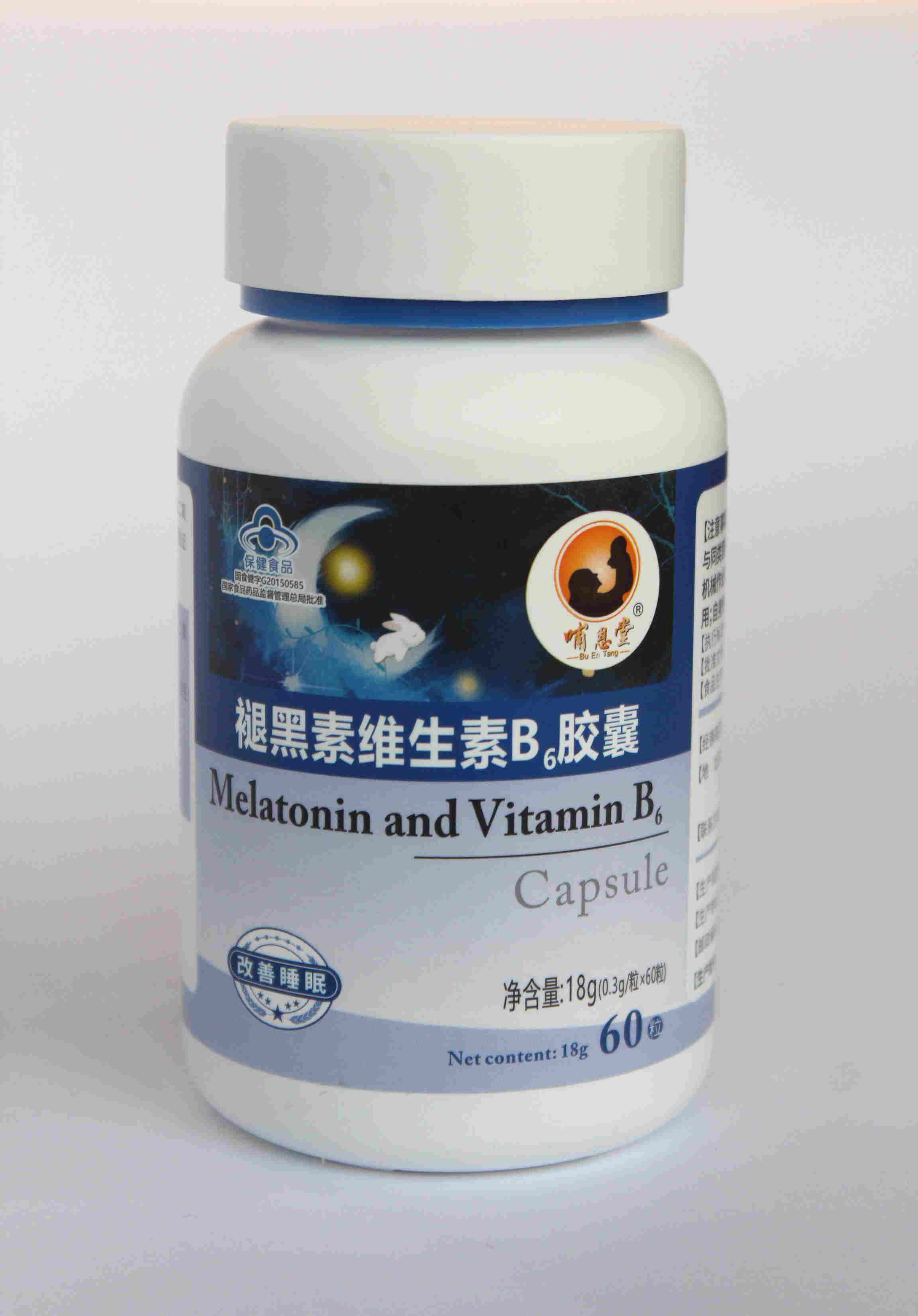 哺恩堂牌褪黑素維生素B6膠囊