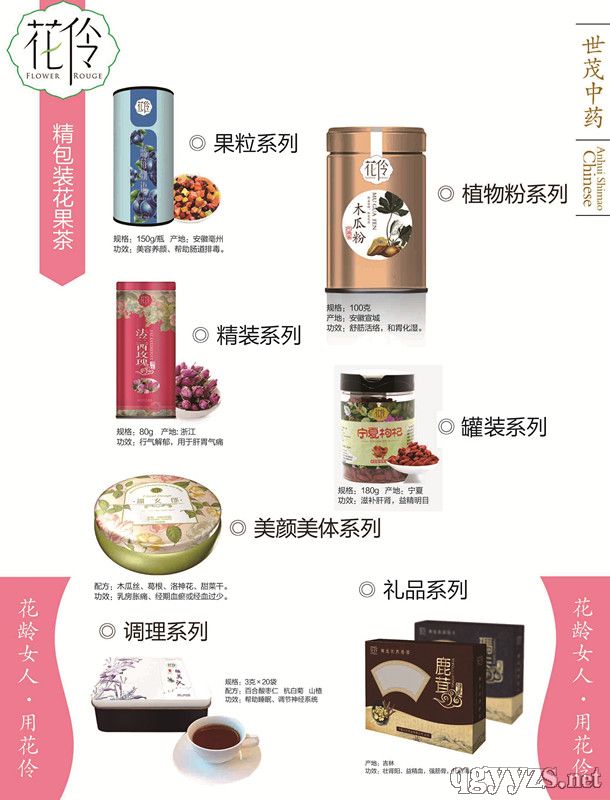 花伶系列精美花草茶