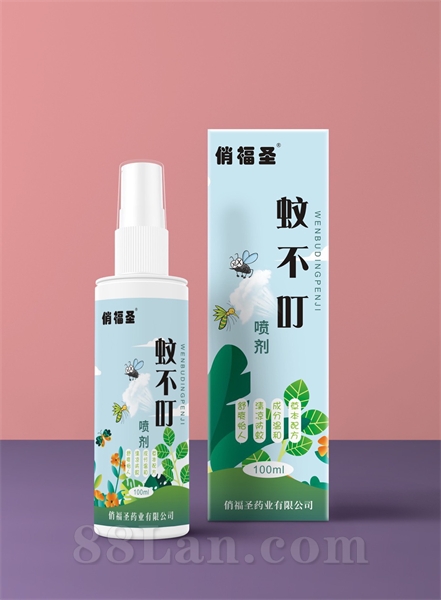 俏福圣 蚊不叮 草本驅(qū)蚊噴霧 30ml 100ml