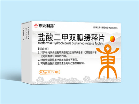 東北制藥 鹽酸二甲雙胍緩釋片