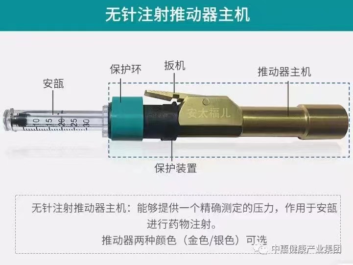 無針注射推動器，無針注射器