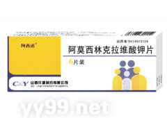 阿莫西林克拉維酸鉀片