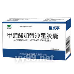 甲磺酸加替沙星膠囊