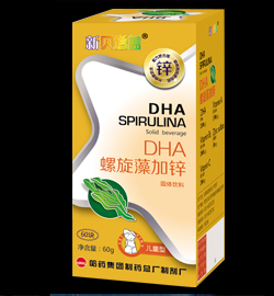 新貝增蓋牌DHA螺旋藻加鋅固體飲料